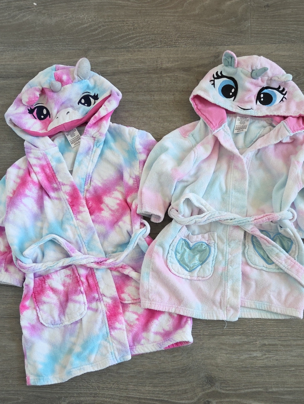Kids' Unicorn Hooded Swim Coverup Robe - 3/4 & 5/6 *both*